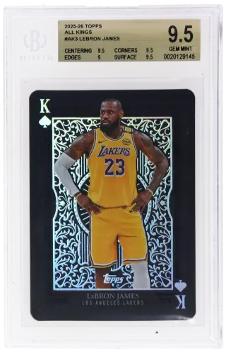 2025 Topps All Kings LeBron James #AK-3 BGS 9.5 graded card