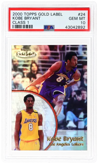 2000 Topps Gold Label Class 1 Kobe Bryant #24 PSA 10 graded card